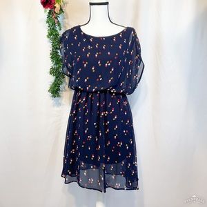 Cute Summer Dress by Fun and Flirt Junior L Navy